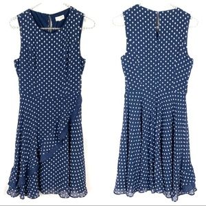 Maison Jules women's navy blue and white sleeveless dress XS